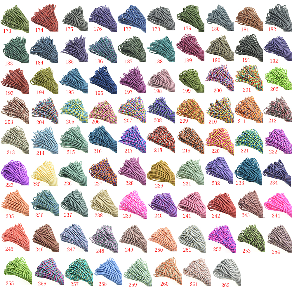 Paracord 550 Feet - 1pcs 100FT 40 Colors 550 Paracord