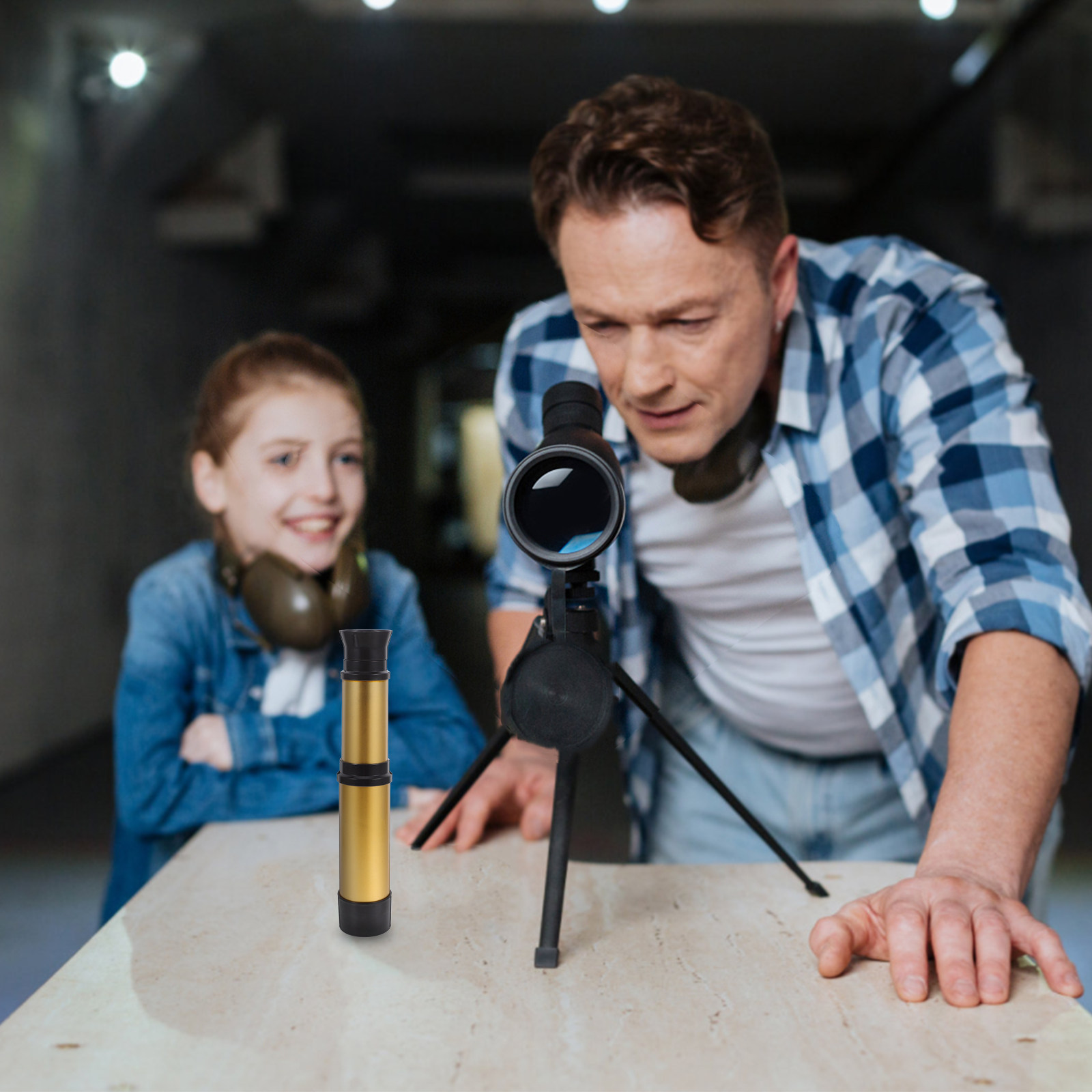 Outdoor Adventure Educator - Retractable Telescope for Nature Exploration Science