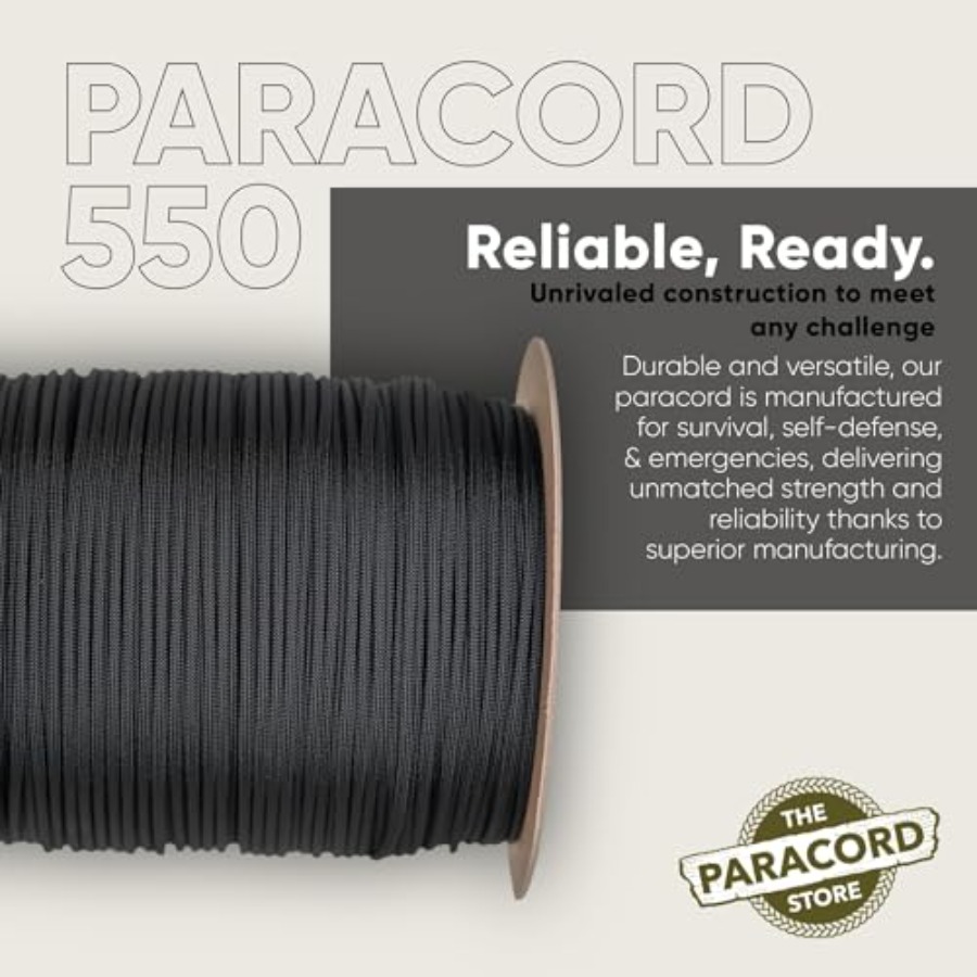 Type III 550 Paracord - 1000 F – Paracord 550 Feet Bewertung und Preis
