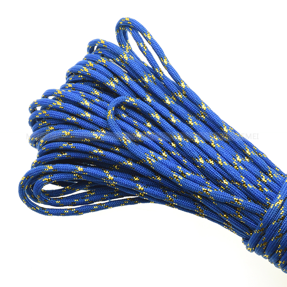 1pcs New Gold Silver Cord 550  – Paracord 550 Feet Bewertung und Preis