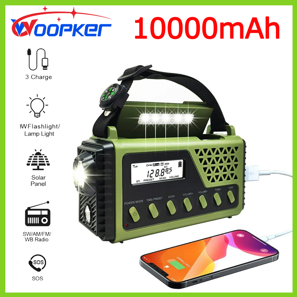 Woopker Radio SY-1199 10000mAh – Emergency Radio Solar Bewertung und Preis