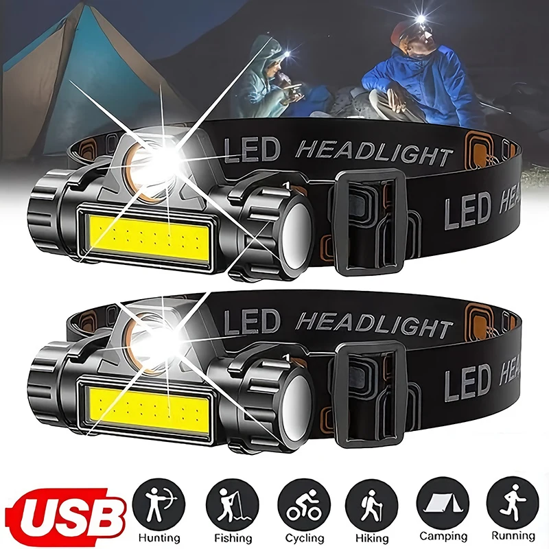 Rechargeable COB LED USB Headl – Headlamp Waterproof Rechargeable Bewertung und Preis
