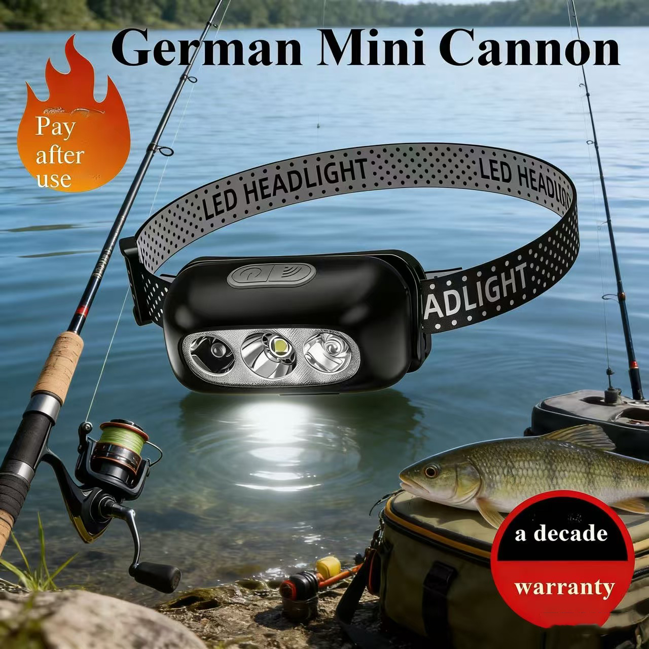 Strong light sensing headlamp, – Headlamp Waterproof Rechargeable Bewertung und Preis
