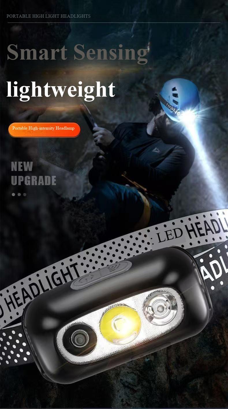 Strong light sensing headlamp, – Headlamp Waterproof Rechargeable Bewertung und Preis