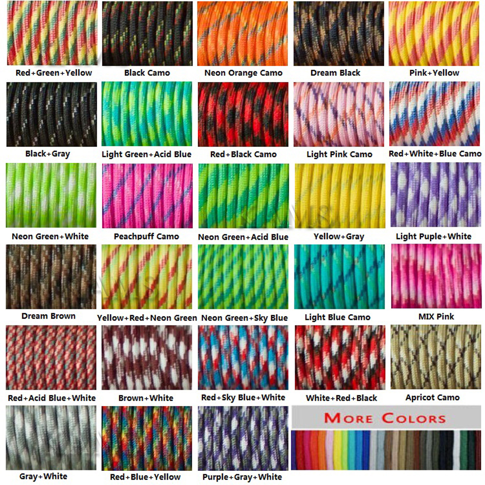 1pcs 550 Paracord Parachute Co – Paracord 550 Feet Bewertung und Preis