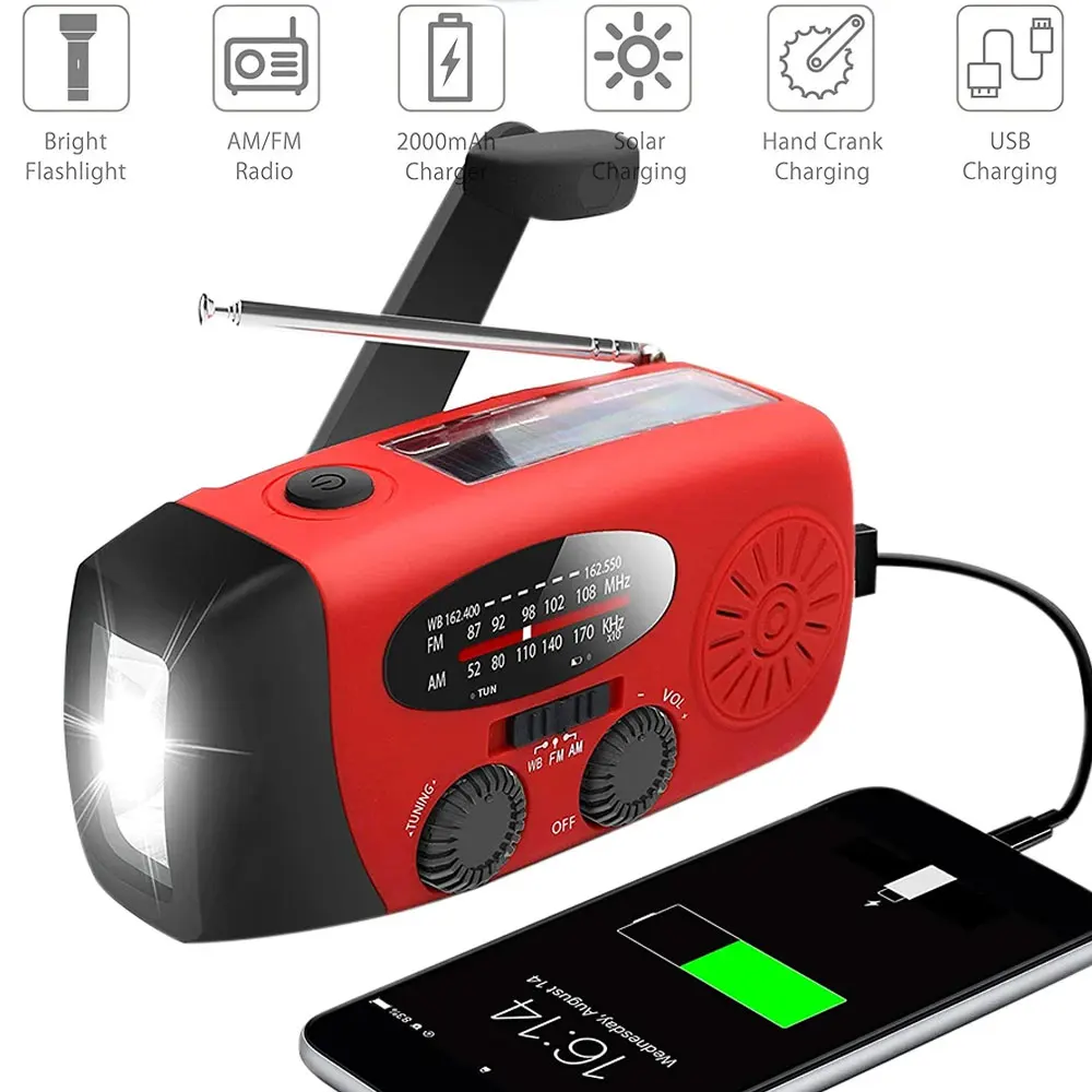 Multifunctional Solar Hand Cra – Emergency Radio Solar Bewertung und Preis