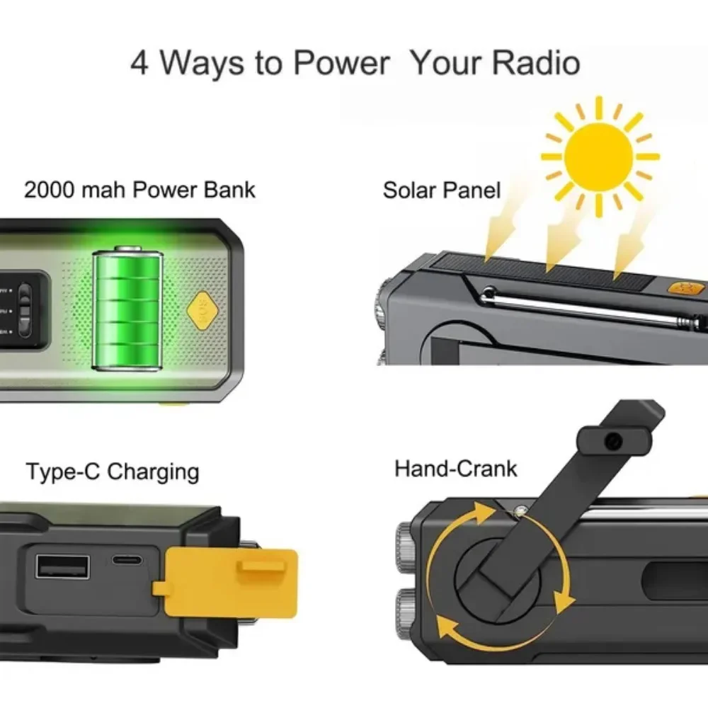 Multifunctional Solar Hand Cra – Emergency Radio Solar Bewertung und Preis