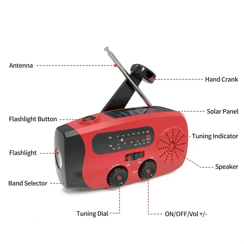 2000mAh Battery Portable Solar – Emergency Radio Solar Bewertung und Preis