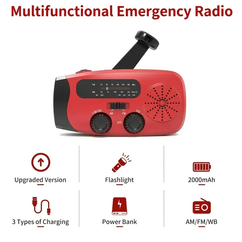2000mAh Battery Portable Solar – Emergency Radio Solar Bewertung und Preis