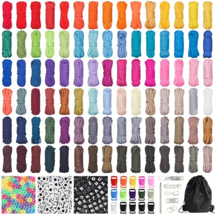 90 Colors Paracord 550 - 10 Fe – Paracord 550 Feet Bewertung und Preis