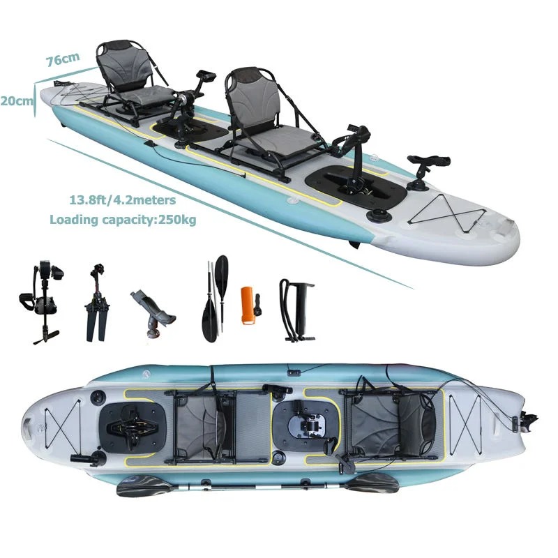 14ft Two-Person Inflatable Ped – Outdoor Adventure Kayak Bewertung und Preis