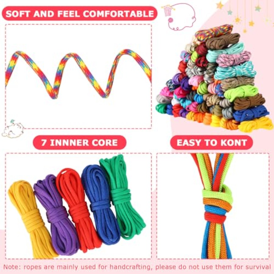 120 Pcs Paracord 550 10 Feet M – Paracord 550 Feet Bewertung und Preis