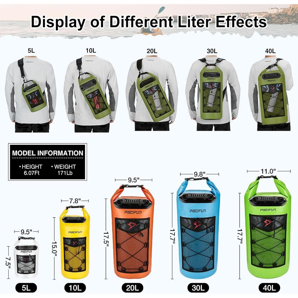 10-40L Waterproof Dry Bags for – Outdoor Adventure Kayak Bewertung und Preis