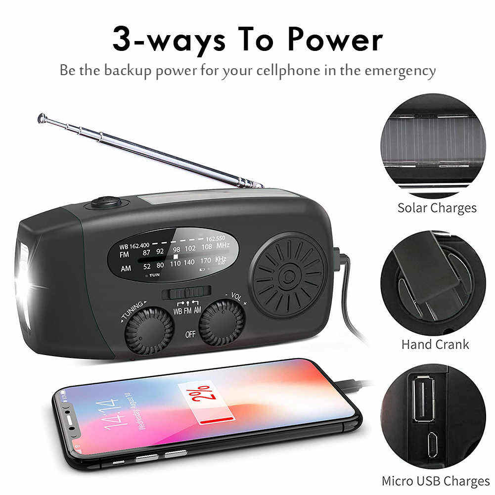 Multifunctional Portable Hand  – Emergency Radio Solar Bewertung und Preis