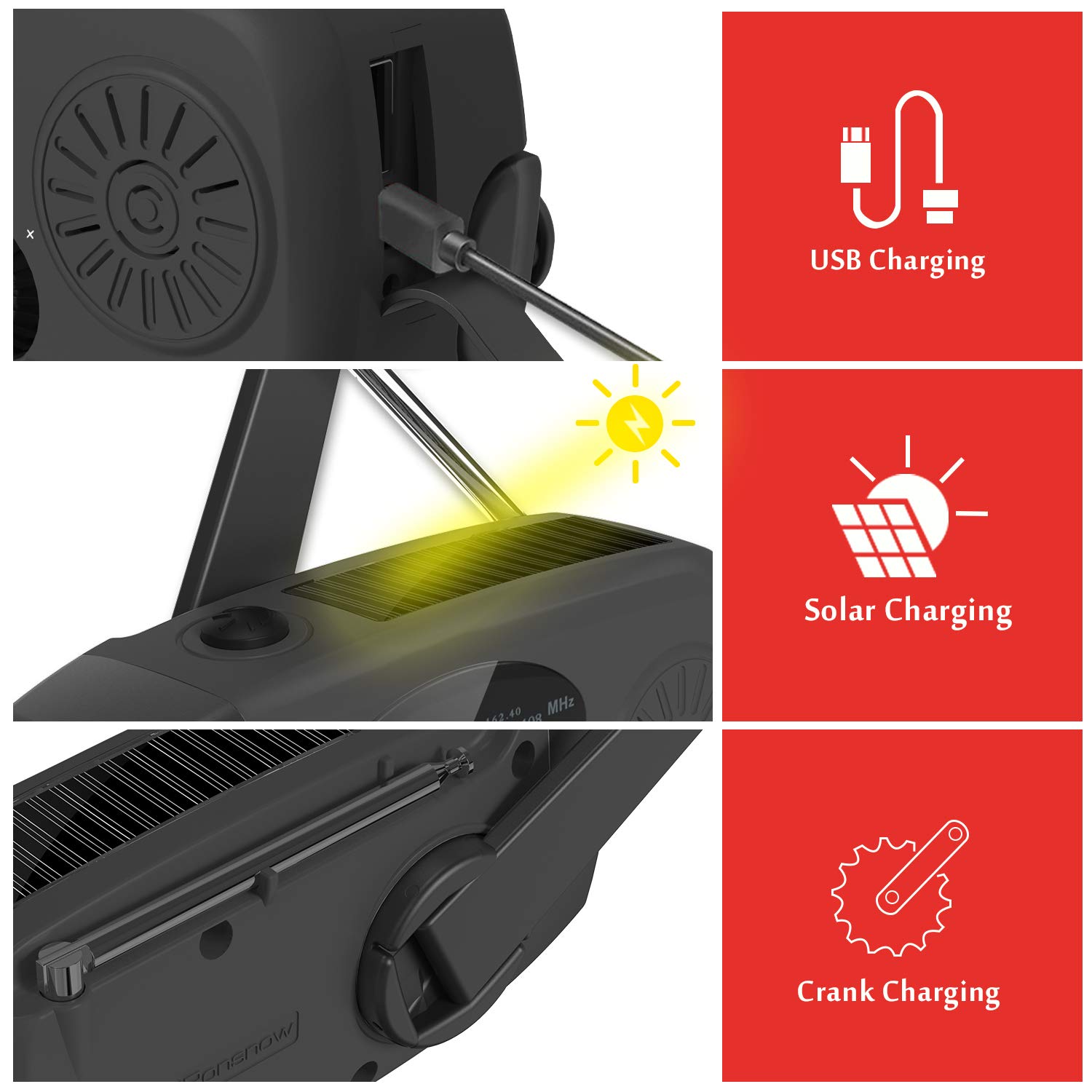 Multifunctional Portable Hand  – Emergency Radio Solar Bewertung und Preis