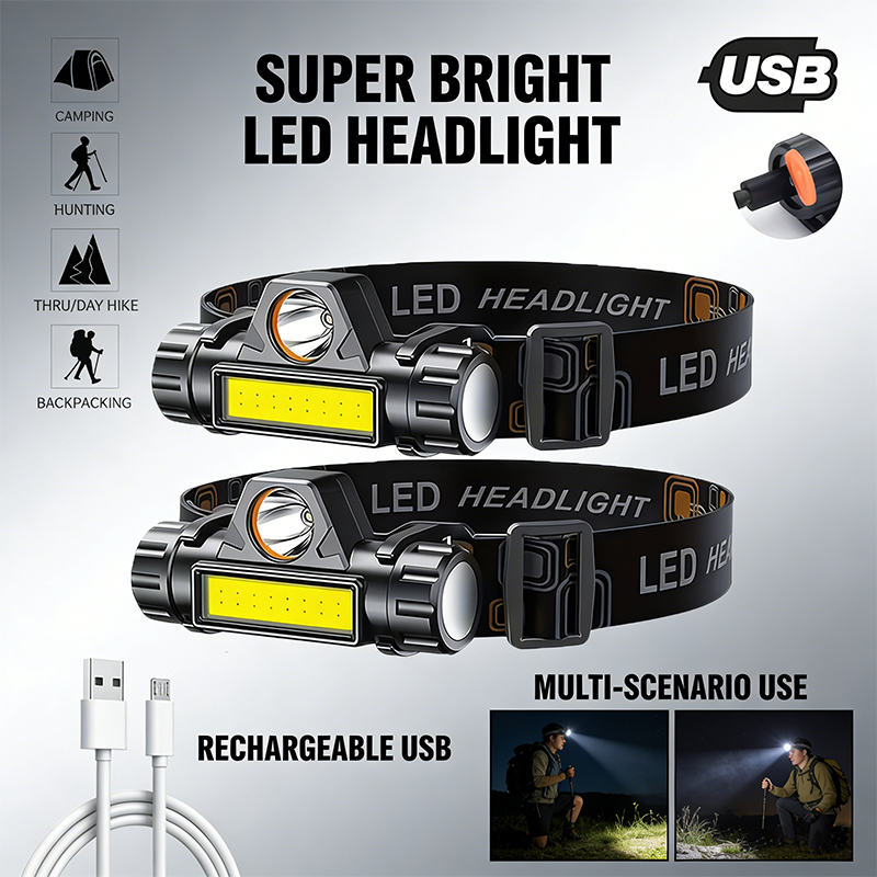 Super Bright LED Headlamp Rech – Headlamp Waterproof Rechargeable Bewertung und Preis