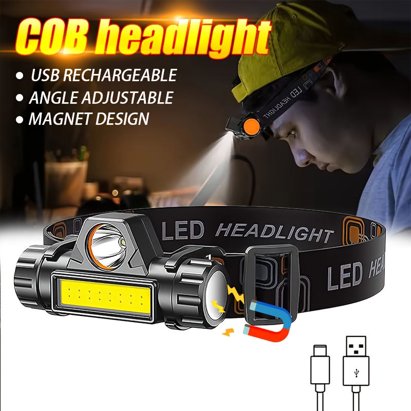 Super Bright Rechargeable COB  – Headlamp Waterproof Rechargeable Bewertung und Preis